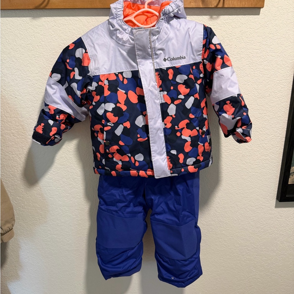 Columbia Toddlers' Blue and Pink Winter Outfit